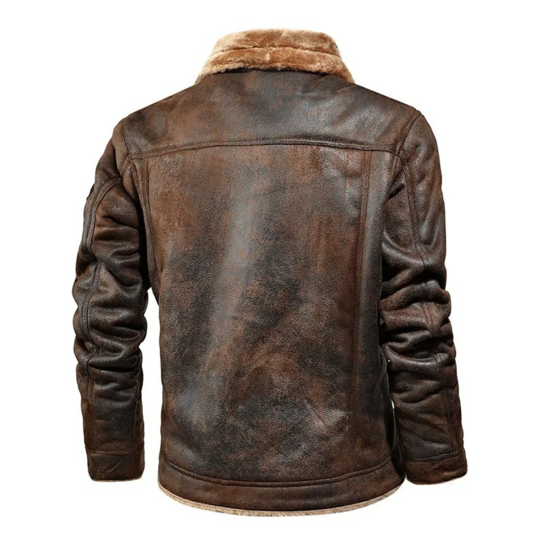 Emil™ | Varm skinnjacka