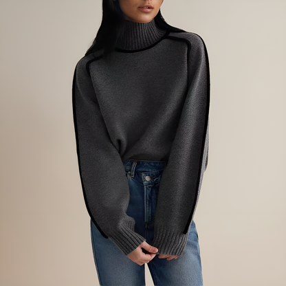 Lina™ | Elegant tröja med turtleneck