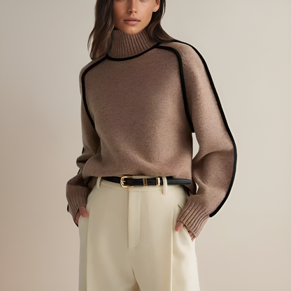 Lina™ | Elegant tröja med turtleneck